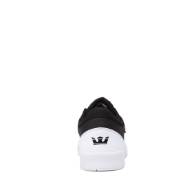 Supra Mens SAINT White/Black/White Low Top Shoes | CA-91348